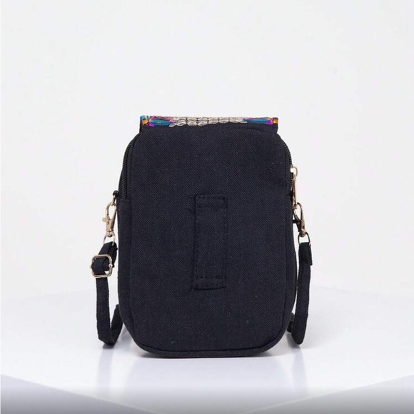 ✨NEW Bohemian Embroidered Multicolor mini Crossbody bookbag - Picture 4 of 9